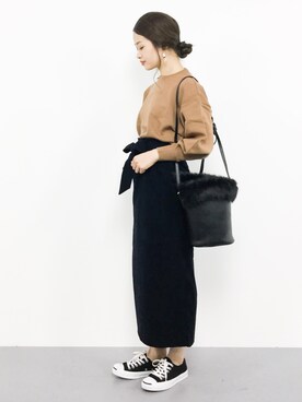 isaさん（レディース・155cm）の秋コーディネート