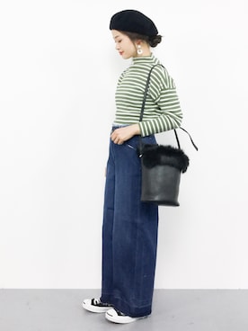 isaさん（レディース・155cm）の秋コーディネート
