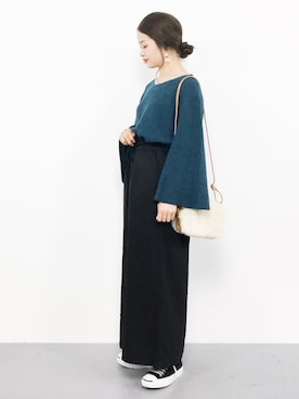 isaさん（レディース・155cm）の秋コーディネート
