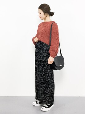 isaさん（レディース・155cm）の秋コーディネート