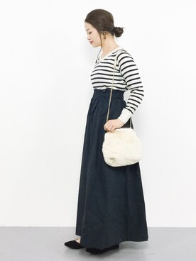 isaさん（レディース・155cm）の秋コーディネート