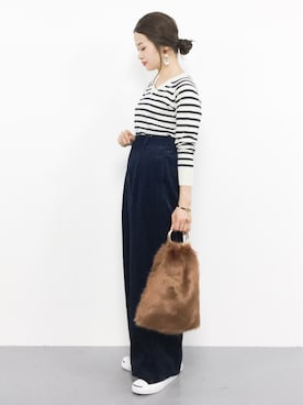 isaさん（レディース・155cm）の秋コーディネート