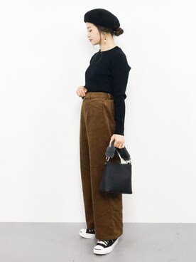 isaさん（レディース・155cm）の秋コーディネート