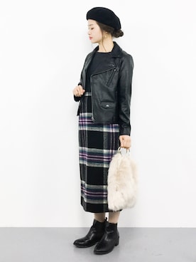 isaさん（レディース・155cm）の秋コーディネート