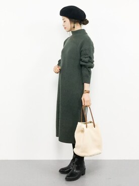 isaさん（レディース・155cm）の秋コーディネート