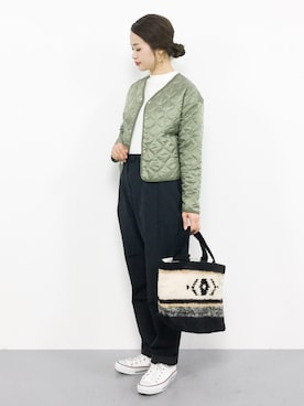 isaさん（レディース・155cm）の秋コーディネート