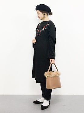 isaさん（レディース・155cm）の秋コーディネート