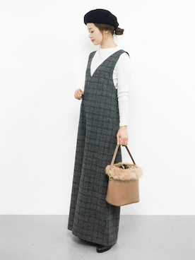 isaさん（レディース・155cm）の秋コーディネート