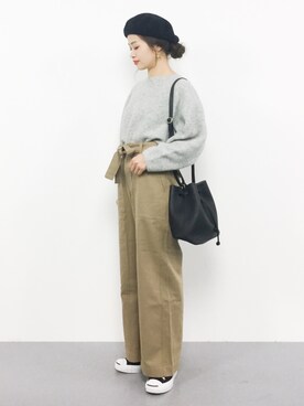 isaさん（レディース・155cm）の秋コーディネート