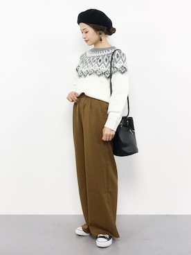 isaさん（レディース・155cm）の秋コーディネート