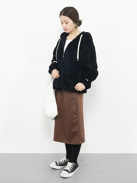 isaさん（レディース・155cm）の秋コーディネート