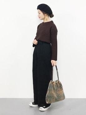 isaさん（レディース・155cm）の秋コーディネート