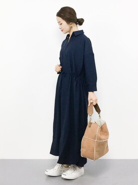 isaさん（レディース・155cm）の秋コーディネート