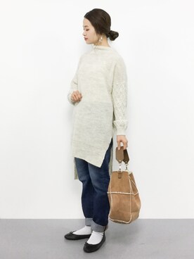 isaさん（レディース・155cm）の秋コーディネート