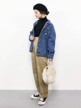 isaさん（レディース・155cm）の秋コーディネート