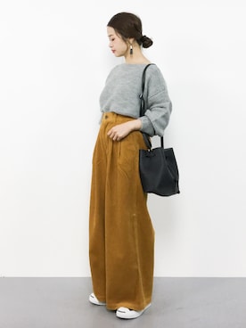 isaさん（レディース・155cm）の秋コーディネート