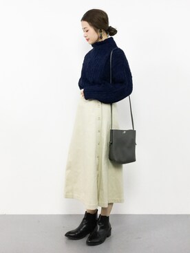 isaさん（レディース・155cm）の秋コーディネート