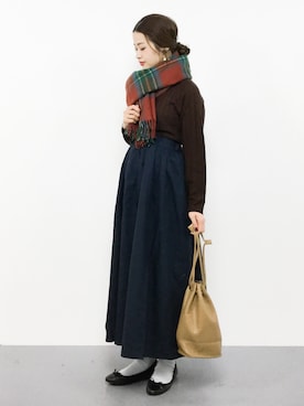 isaさん（レディース・155cm）の秋コーディネート