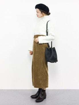 isaさん（レディース・155cm）の秋コーディネート