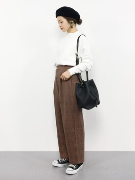 isaさん（レディース・155cm）の秋コーディネート