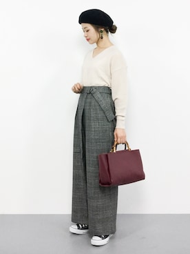 isaさん(レディース・155cm)の秋コーディネート