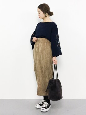 isaさん（レディース・155cm）の秋コーディネート