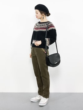 isaさん（レディース・155cm）の秋コーディネート