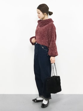 isaさん（レディース・155cm）の秋コーディネート