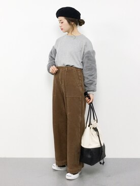 isaさん（レディース・155cm）の秋コーディネート