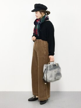 isaさん（レディース・155cm）の秋コーディネート