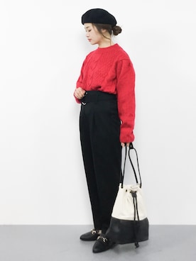 isaさん（レディース・155cm）の秋コーディネート