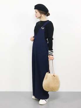 isaさん（レディース・155cm）の秋コーディネート