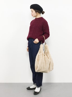 isaさん（レディース・155cm）の秋コーディネート