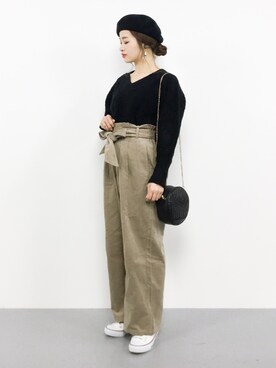 isaさん（レディース・155cm）の秋コーディネート