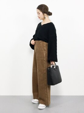 isaさん（レディース・155cm）の秋コーディネート