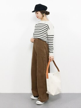 isaさん（レディース・155cm）の秋コーディネート