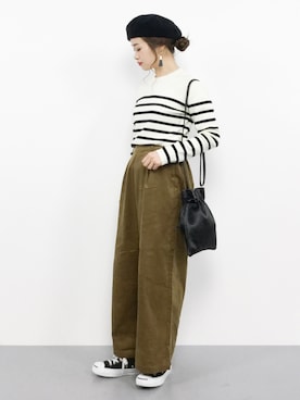 isaさん（レディース・155cm）の秋コーディネート