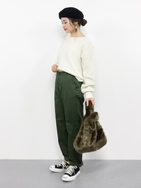 isaさん（レディース・155cm）の秋コーディネート