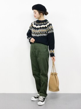 isaさん（レディース・155cm）の秋コーディネート