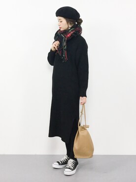 isaさん（レディース・155cm）の秋コーディネート