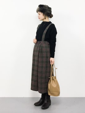 isaさん（レディース・155cm）の秋コーディネート