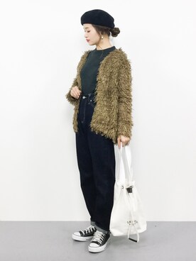 isaさん（レディース・155cm）の秋コーディネート