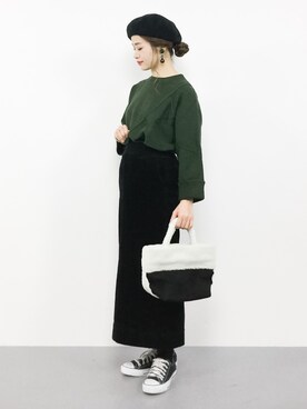 isaさん(レディース・155cm)の冬コーディネート