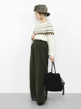 isaさん(レディース・155cm)の冬コーディネート