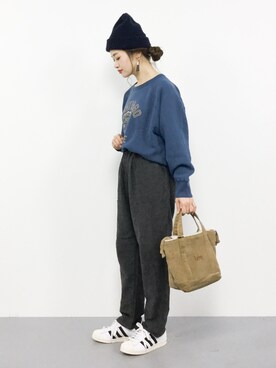 isaさん（レディース・155cm）の冬コーディネート