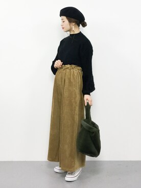 isaさん(レディース・155cm)の冬コーディネート