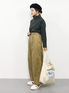 isaさん（レディース・155cm）の冬コーディネート