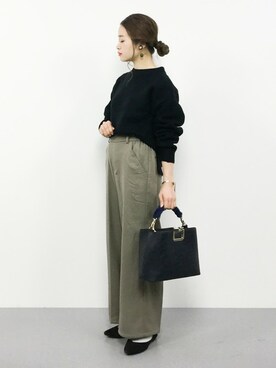 isaさん（レディース・155cm）の冬コーディネート