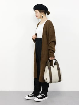 isaさん（レディース・155cm）の冬コーディネート