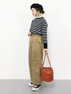 isaさん（レディース・155cm）の冬コーディネート